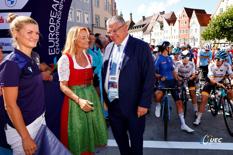 European Championships Munich 2022 - 2022 UEC Road Elite European Championships - Women's Road Race - 21/08/2022 - Enrico Della Casa (ITA - UEC) - photo Luca Bettini/UEC/SprintCyclingAgency?2022